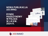 Dane dla rynku magazynowego w Polsce w I-III kw. 2024 r.